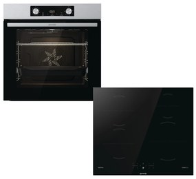Gorenje Σετ BO6737E02X + GI641BSC Φούρνος &amp; Εστία Επαγωγής 77lt Π59.5εκ. INOX