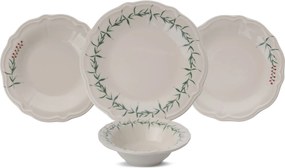 Dinner Set (24 Pieces) Windsor Garden Green
Dark Pink
White