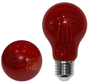 Adeleq Led Λάμπα Cog Αχλάδι Ε27 6W 230V Κόκκινο 13-272162