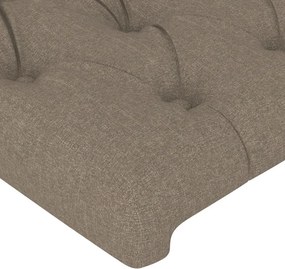 vidaXL Κεφαλάρια Taupe 160x7x78/88 εκ. Ύφασμα