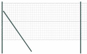 vidaXL Τεντώτο με στήριγμα Γκρι 1 x 25 m Ατσάλι