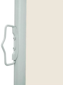 vidaXL Σκίαστρο Πλαϊνό Συρόμενο Βεράντας Κρεμ 100 x 500 εκ.