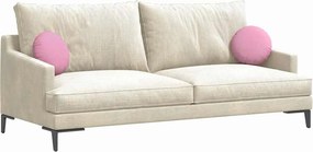 vidaXL Μαξιλάρια καθισμάτων 2 pcs Ροζ Ø30 x 13 εκ ύφασμα