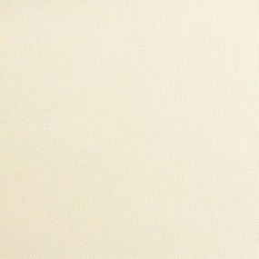 vidaXL Καρέκλα Τραπεζαρίας Περιστρεφόμενη Κρεμ Υφασμάτινη