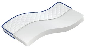 vidaXL Στρώμα με Αφρό Μνήμης Λευκό 100x200x17 εκ. μαλακό