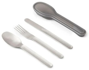 Μαχαιροπίρουνα Σε Θήκη Bam (Σετ 4Τμχ) BAM-SSC002 Silver Black&Blum 4 τμχ Stainless Steel