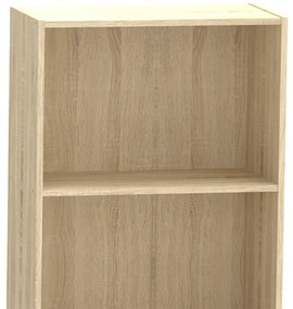 Βιβλιοθήκη Presley pakoworld sonoma 60x30x167εκ - 248-000003 - 248-000003