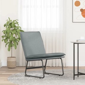 vidaXL Πολυθρόνα Ανοιχτό Γκρι 52 x 75 x 76 εκ. Υφασμάτινη