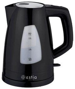 Βραστήρας Ηλεκτρικός Plus 06-10096 1.7Lt 2200W Black Estia Πλαστικό