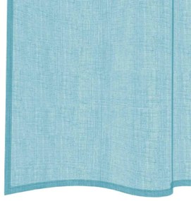 vidaXL Κουρτίνες Voile με τσέπες ράβδου 2 τεμάχια Τιρκουάζ