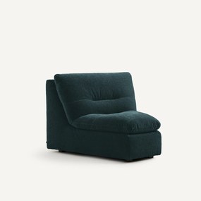 Γωνιακή πολυθρόνα σύνθεσης από βελούδο chenille, Giuliano