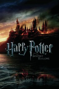 Εικονογράφηση Harry Potter - Hogwarts in fire