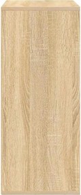 vidaXL Βιβλιοθήκη Χρώμα Sonoma Δρυς 60x30x71,5 εκ. από Μοριοσανίδα