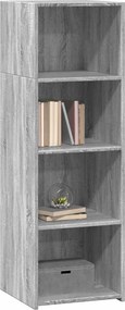 vidaXL Ντουλάπι Γκρι Sonoma 40x41x124 εκ. από Επεξεργασμένο Ξύλο