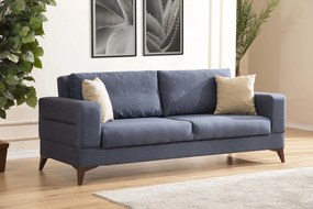 Stewehome Σετ καναπέ + πολυθρόνα 3 θέσεων Ανθρακίτης 222x98x86 cm
