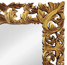 Artekko Mirroki Ξύλινος Χρυσός Σκαλιστός Καθρέπτης Τοίχου (150x100)cm - 667-4030-A - 667-4030-A
