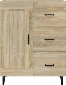 vidaXL Ντουλάπι Sonoma Δρυς 69,5 x 34 x 90 εκ. από Επεξεργασμένο Ξύλο