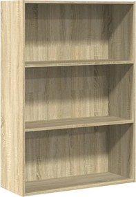 vidaXL Βιβλιοθήκη Sonoma Δρυς 80x30x114 εκ. από Επεξεργασμένο Ξύλο