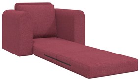 vidaXL Καναπές Κρεβάτι 2-σε-1 Μπορντό 98x71x83 εκ Υφασμάτινος