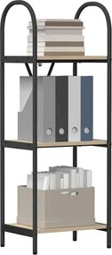 vidaXL Ράφι Βιβλίων Δρύς Sonoma 40 x 30 x 109 εκ Επεξεργασμένο ξύλο