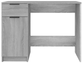 vidaXL Γραφείο Γκρι Sonoma 100x50x75 εκ. από Επεξεργασμένο Ξύλο