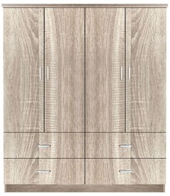 Ντουλάπα  AMAZON LILY Φυσικό Χρώμα 160x50x180cm