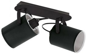 Φωτιστικό Οροφής-Σποτ Villabate 33646 Black Eglo Metal, Fabric