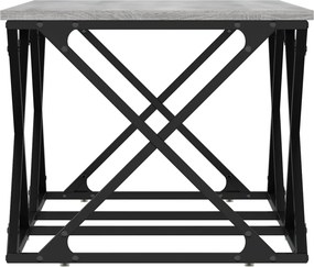 vidaXL Τραπεζάκι Σαλονιού Γκρι Sonoma 100x49x40 εκ.