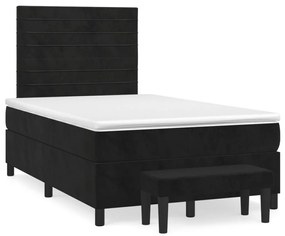 ΚΡΕΒΑΤΙ BOXSPRING ΜΕ ΣΤΡΩΜΑ ΜΑΥΡΟ 120X190 ΕΚ. ΒΕΛΟΥΔΙΝΟ 3270477