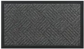 HOME USE πατάκι εισόδου HUH-0212, αντιολισθητικό, 60x40cm, 5mm πάχος, γκρι