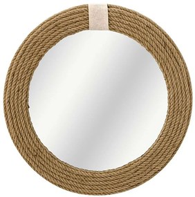 Καθρέπτης Rope 233-000015 60x2x60cm Natural Μελαμίνη,Σχοινί