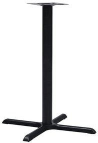 vidaXL Πόδι Τραπεζιού Bistro Μαύρο 76 x 76 x 107 εκ. από Χυτοσίδηρο