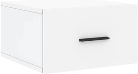 vidaXL Κομοδίνα Επιτοίχια 2 τεμ. Λευκά 35x35x20 εκ.