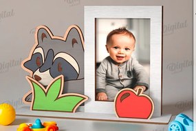 Intra απο ξύλο plywood 3mm-4mm πάχος 3D παιδική κορνίζα φωτογραφιών Δίασταση 20x30 cm INTRAFABR-121593283