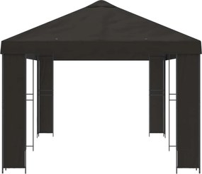 vidaXL Κήπος Γκαζebo 6 x 3 m Ανθρακί Πολυεστέρας και Χάλυβας 190
