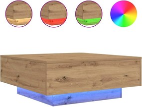 vidaXL Τραπεζάκι σαλονιού Artisan Oak 80 x 80 x 31 cm
