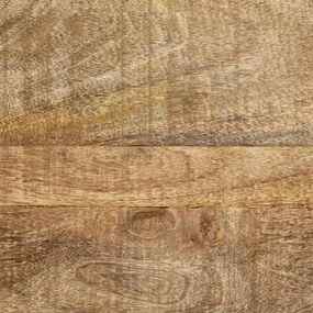 Τραπέζι Κονσόλα 70x35x70 εκ. από Μασίφ Ακατέργαστο Ξύλο Μάνγκο - Καφέ