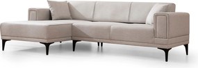 Corner Sofa-Bed Horizon Left - Ecru Ecru