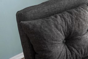 Πολυθρόνα-Κρεβάτι Σκούρο Γκρι SANDO SINGLE 78x67x78