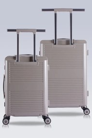 Stewehome Σετ 2 τεμαχίων βαλίτσες με θύρες φόρτισης USB και από πολυκαρβονικό υλικό
