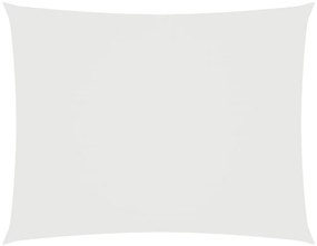 vidaXL Πανί Σκίασης Ορθογώνιο Λευκό 2,5 x 3,5 μ. από Ύφασμα Oxford