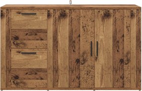 vidaXL Πλαϊνό γραφείο με συρτάρι Παλιό ξύλο 100 x 33 x 59.5 εκ.