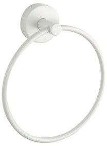 Κρεμάστρα Πετσέτας Κρίκος Uno 1220 66 17x5,2x19cm White Karag Stainless Steel