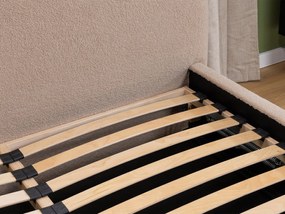 Κρεβάτι Talori Επενδυμένο-Γκρι Ανοιχτό-140 x 200