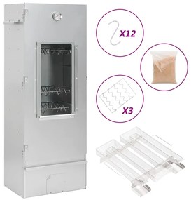 Καπνιστήριο Μπάρμπεκιου με Σύστημα Κρύου Καπνού Γαλβαν. Χάλυβας