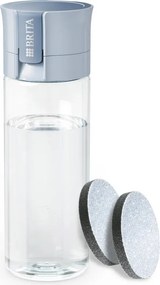Φιάλη νερού με φίλτρο Brita Fill & Go Vital, 600 ml, φίλτρα MicroDisc, γαλάζιο