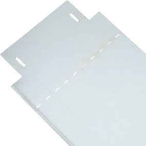 vidaXL Περιγράμματα γκαζόν 30 pcs Ασημί 100 x 25 x 0,07 εκ.