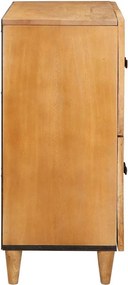 vidaXL Πλαϊνό γραφείο 60 x 33 x 75 cm Στερεό ξύλο μάνγκο