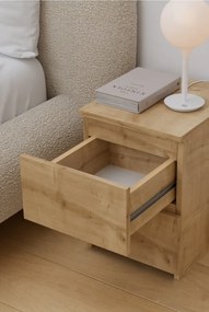 Stewehome Σετ 2 μοντέρνων κομοδίνων για υπνοδωμάτιο 35x38x49 cm