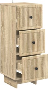 vidaXL Ντουλάπι με Συρτάρια Sonoma Δρυς 33 x 34,5 x 90 εκ